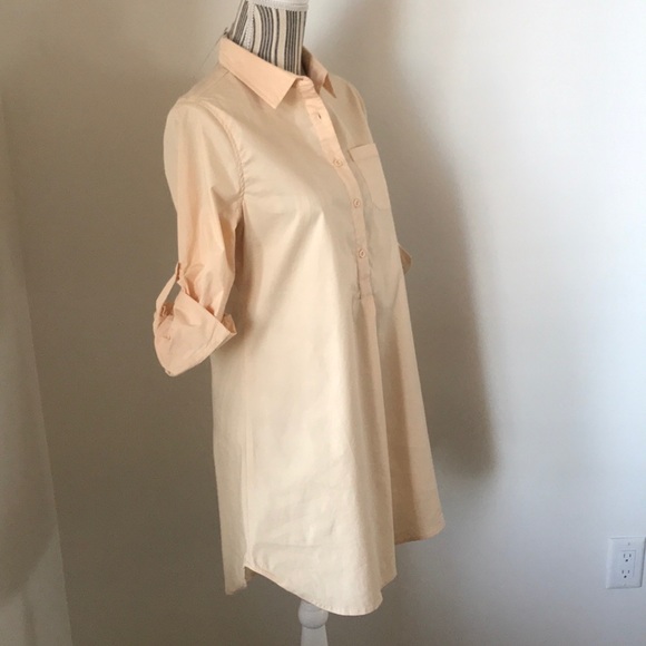 Women’s Peach Shirt Dress - Picture 7 of 8